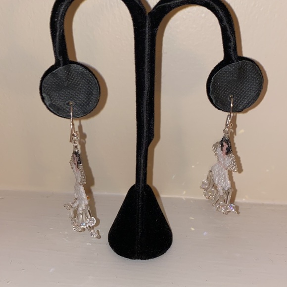 Master Bead Jeweler French Hook Made Angel Earrings NWOT Silver-Tone Findings - Picture 5 of 6